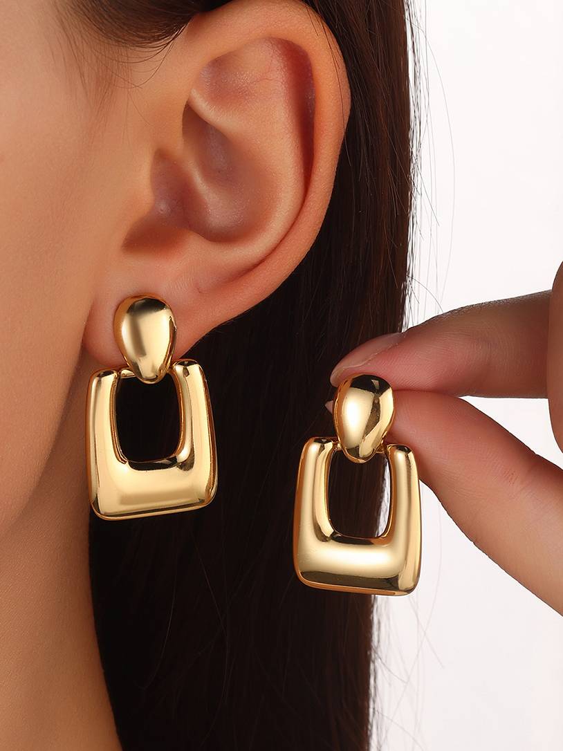 Minimalist Square Earrings