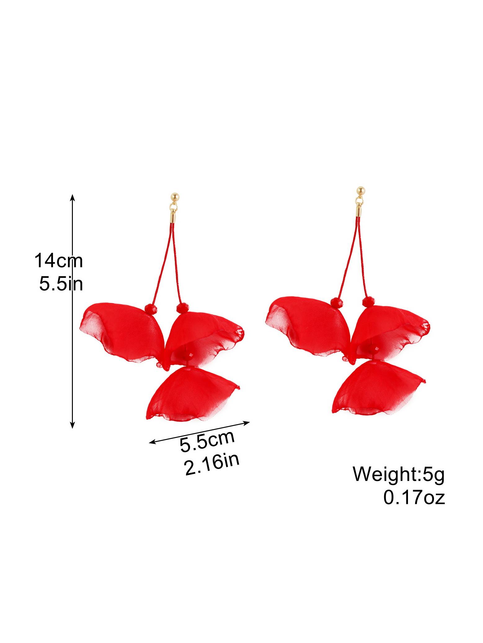 Petal Tassel Earrings