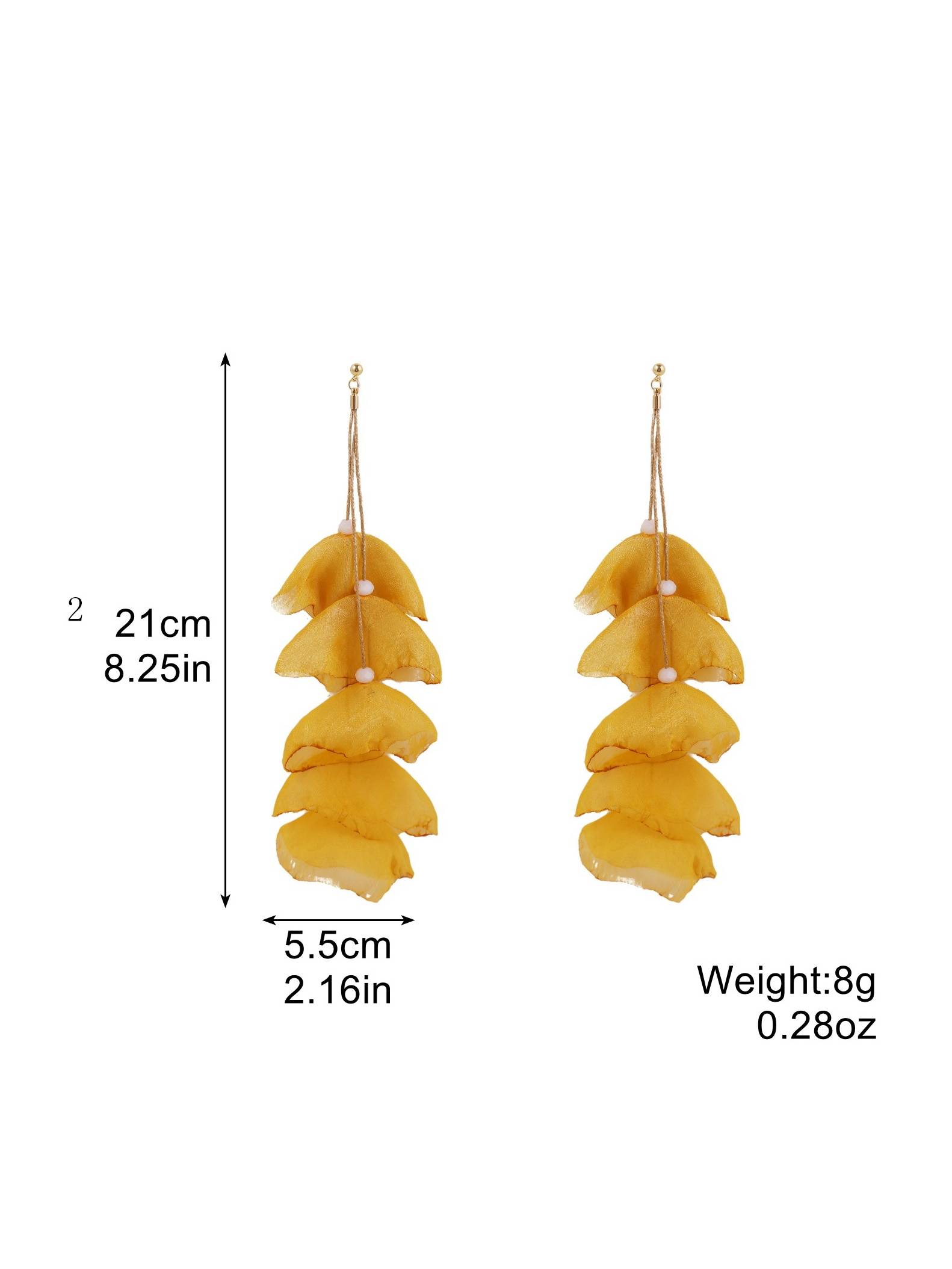 Petal Tassel Earrings