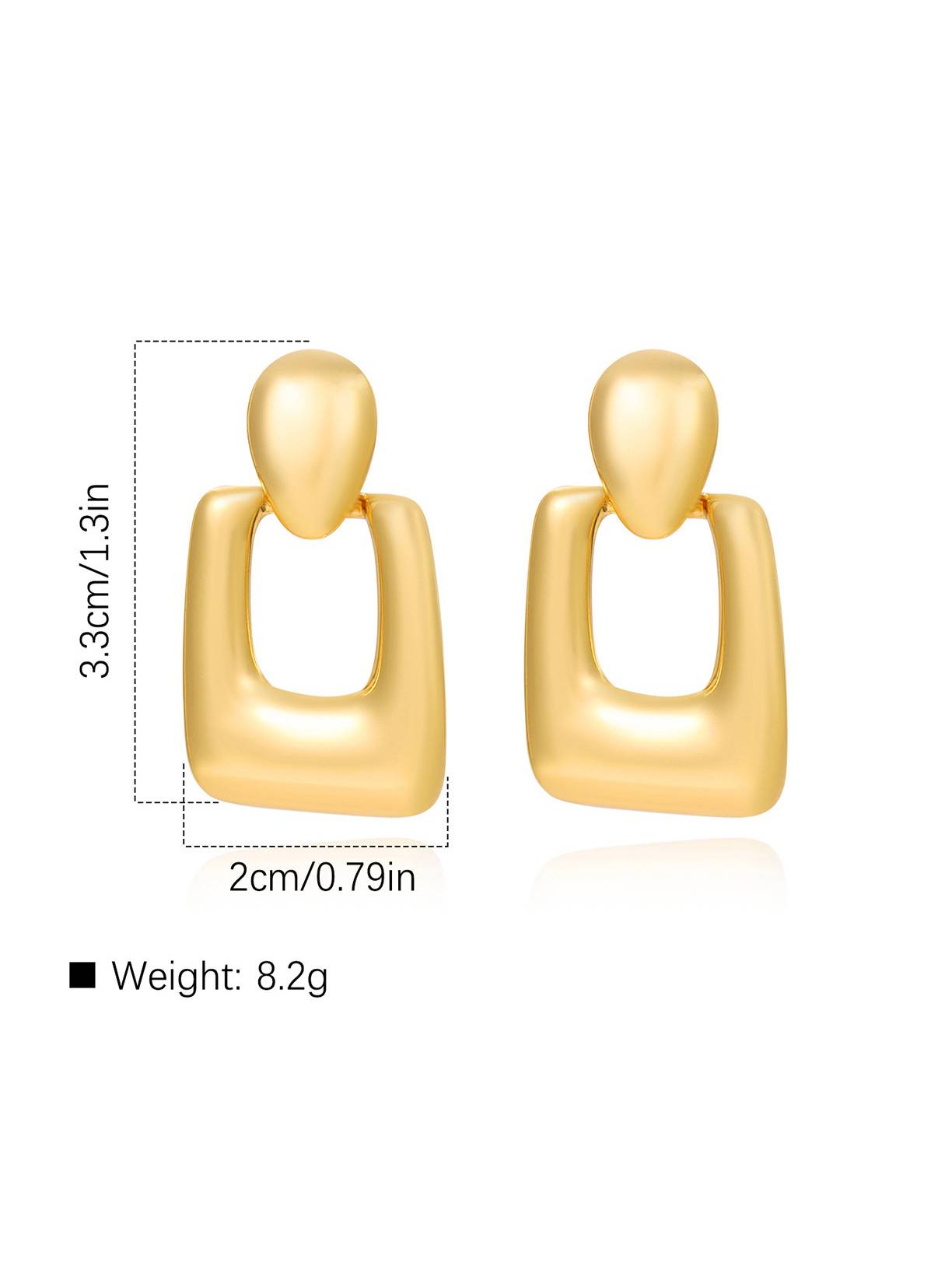 Minimalist Square Earrings